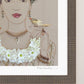 "Feathered Friends Frida" Flower Print