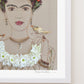 "Feathered Friends Frida" Flower Print