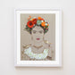 "Feathered Friends Frida" Flower Print