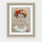 "Feathered Friends Frida" Flower Print