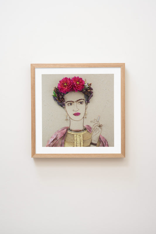 "Fierce Frida" Flower Print