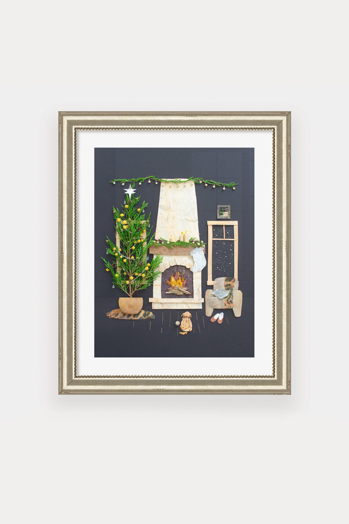 "Fireside Friends" Flower Print