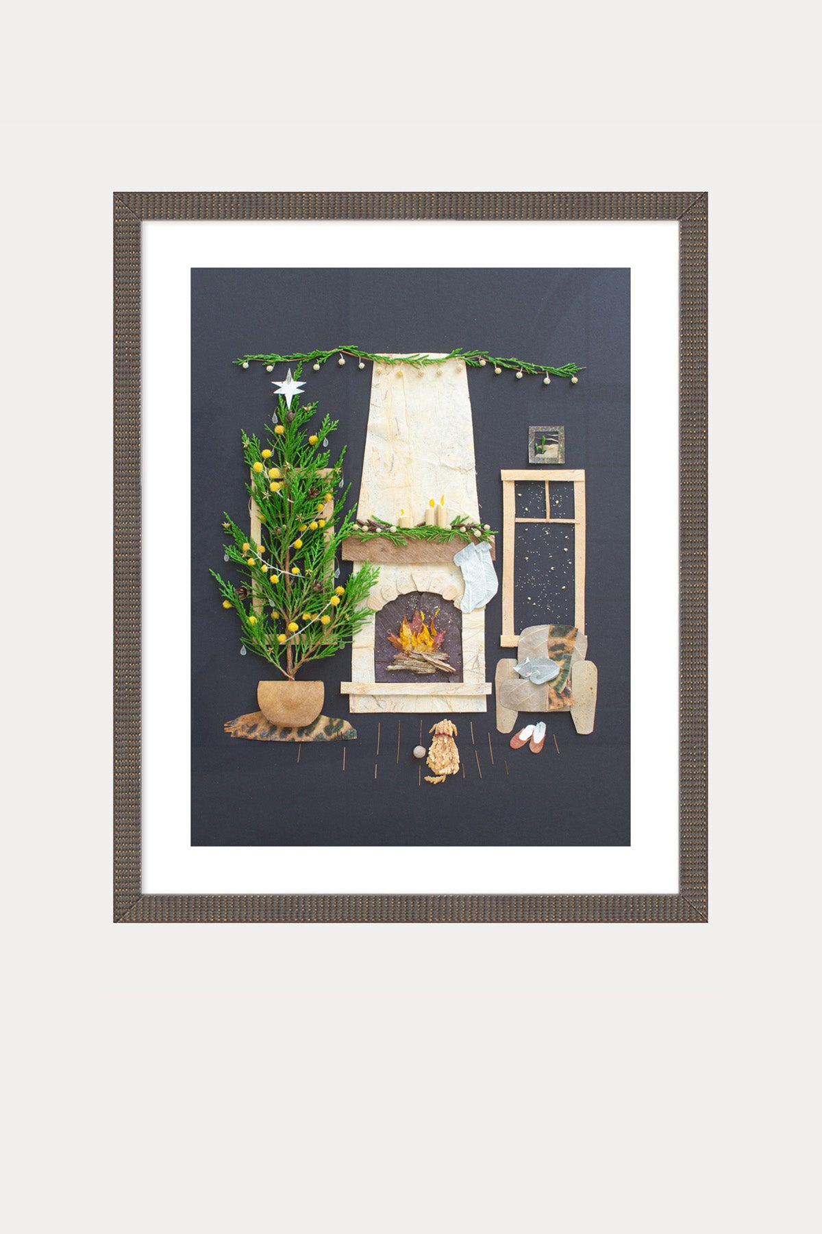 "Fireside Friends" Flower Print