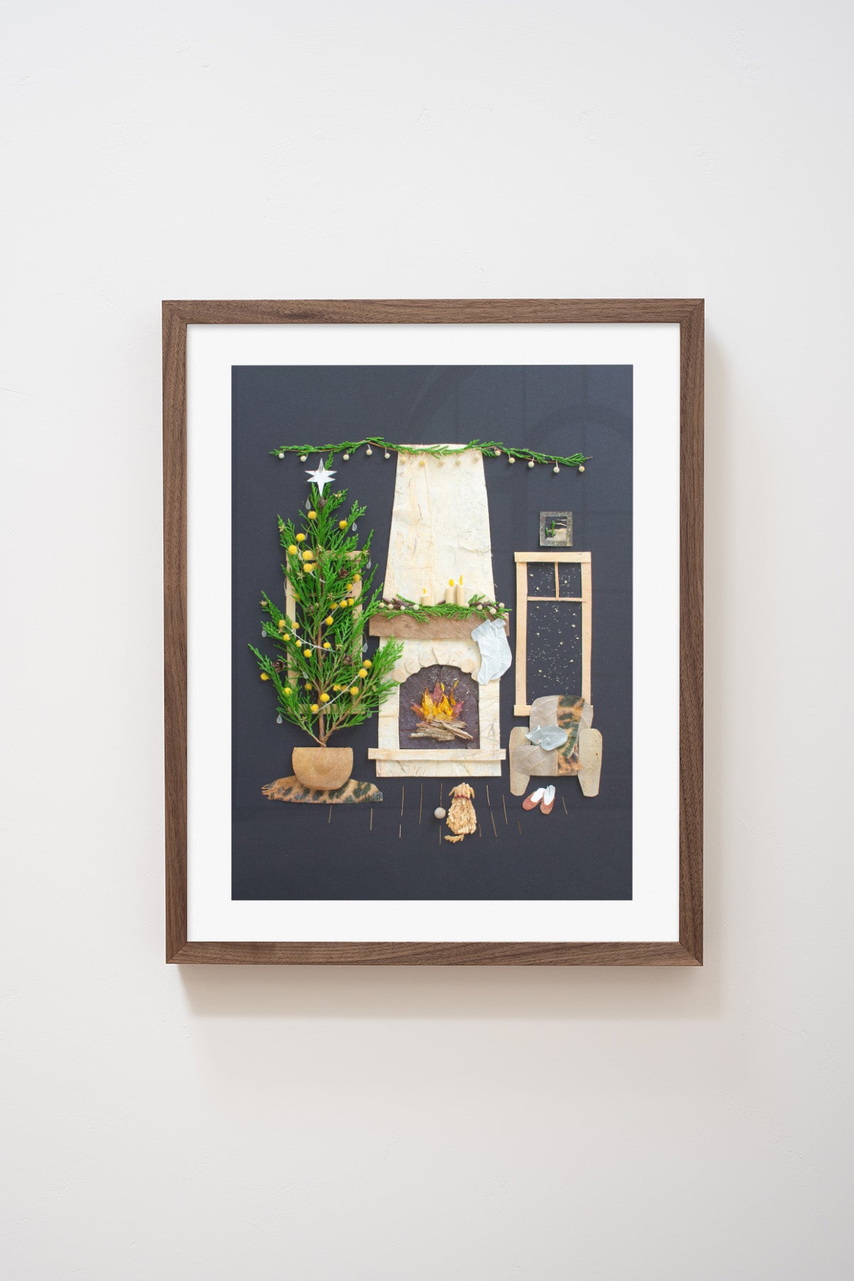 "Fireside Friends" Flower Print