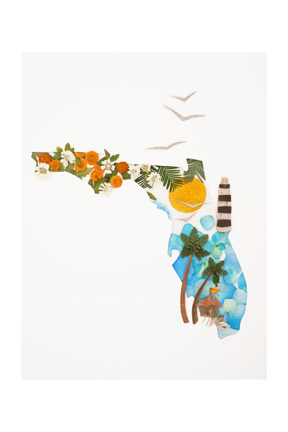 "Florida" Flower Print