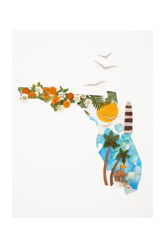 "Florida" Flower Print