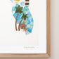 "Florida" Flower Print