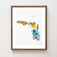 "Florida" Flower Print