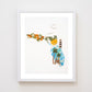 "Florida" Flower Print