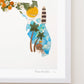 "Florida" Flower Print