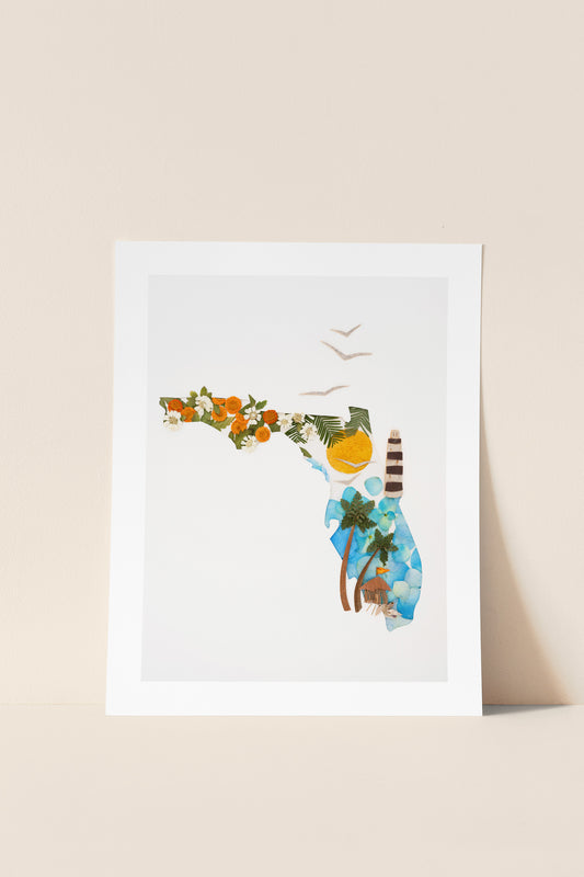 "Florida" Flower Print