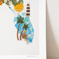 "Florida" Flower Print
