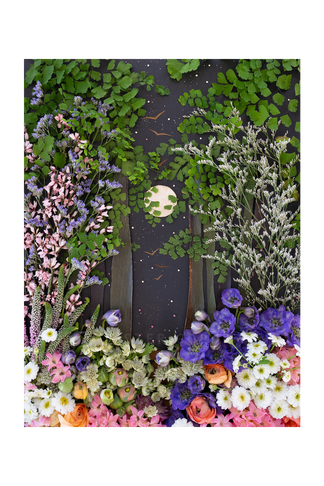 Sister Golden | "Flower Moon" Flower Print
