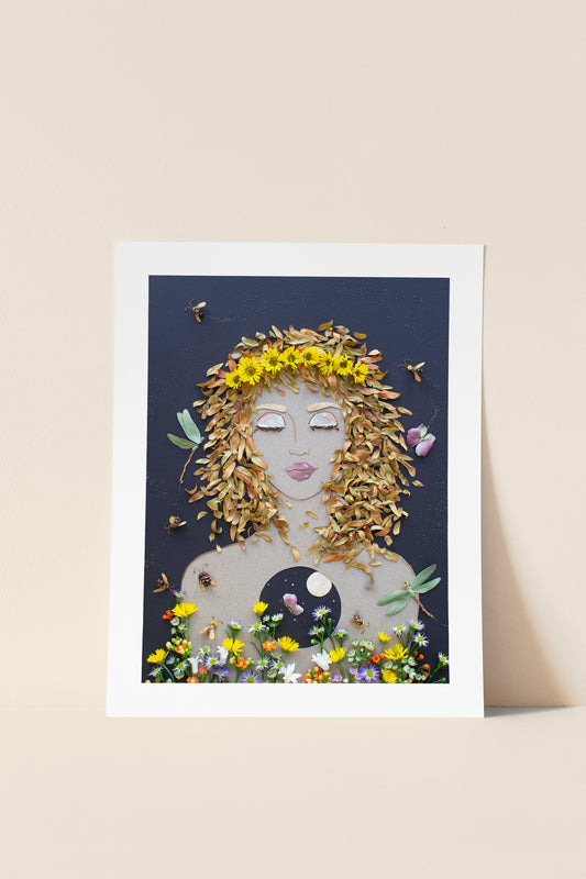 "Flower Child" Flower Print