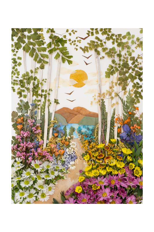 "Follow the Sun" Flower Print