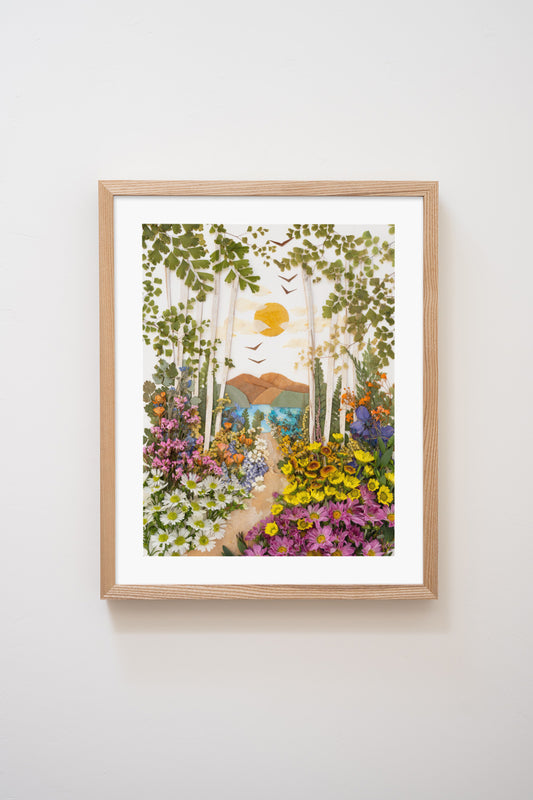 "Follow the Sun" Flower Print