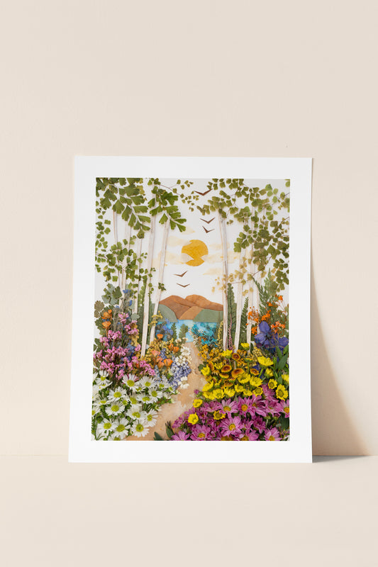 "Follow the Sun" Flower Print
