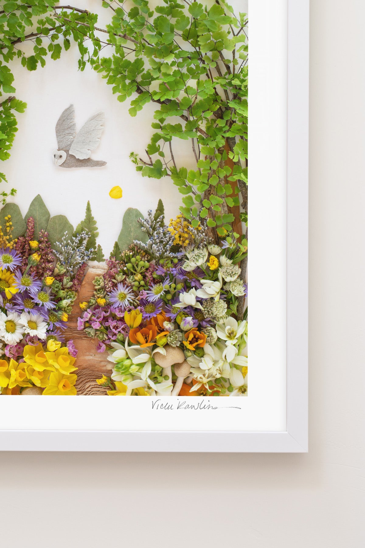 "Free to Fly" Flower Print