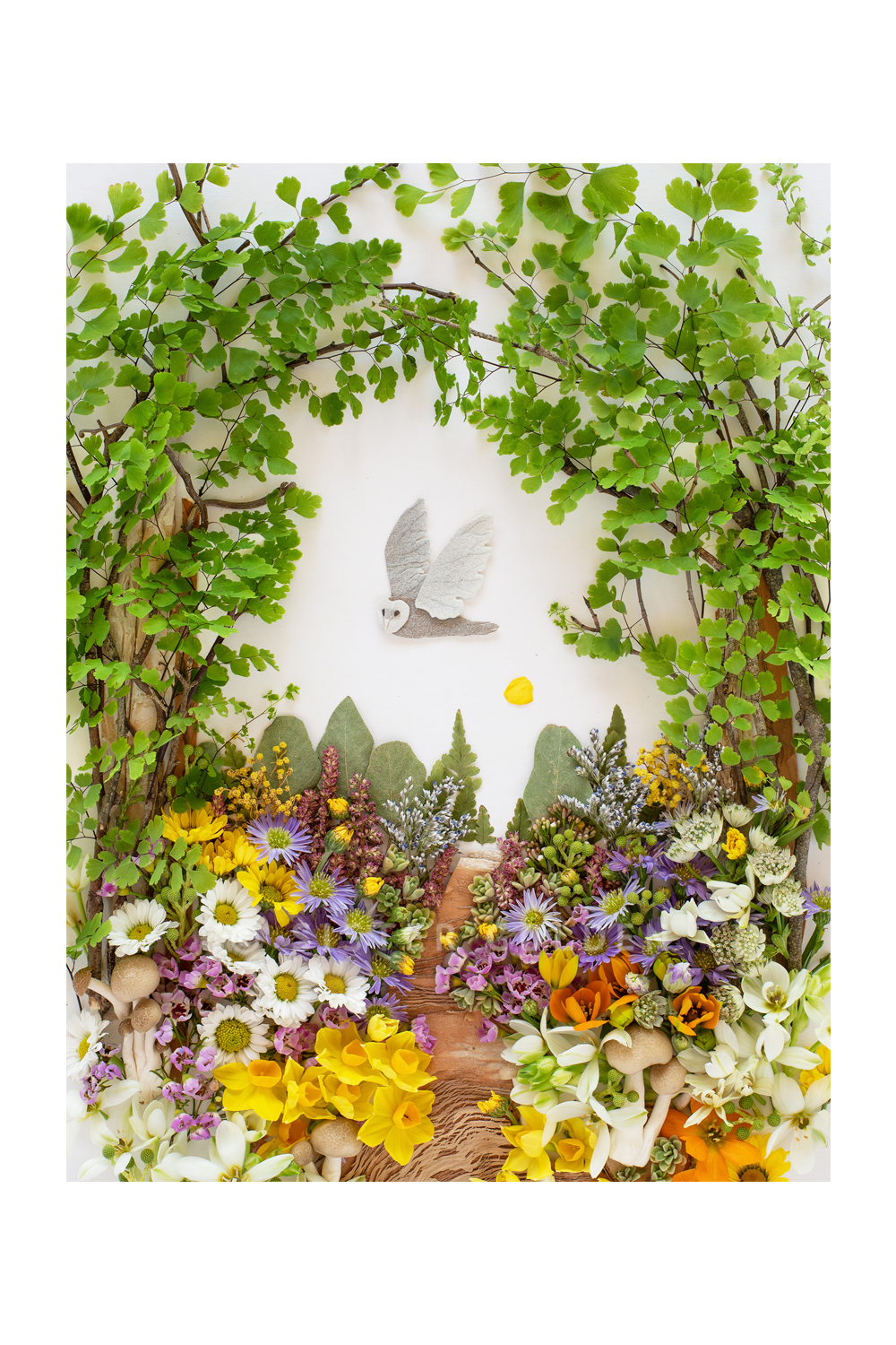 Sister Golden  Free to Fly Flower Print