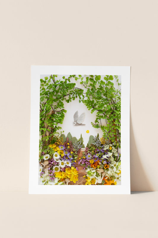 "Free to Fly" Flower Print