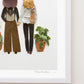 "Gal Pals" Flower Print