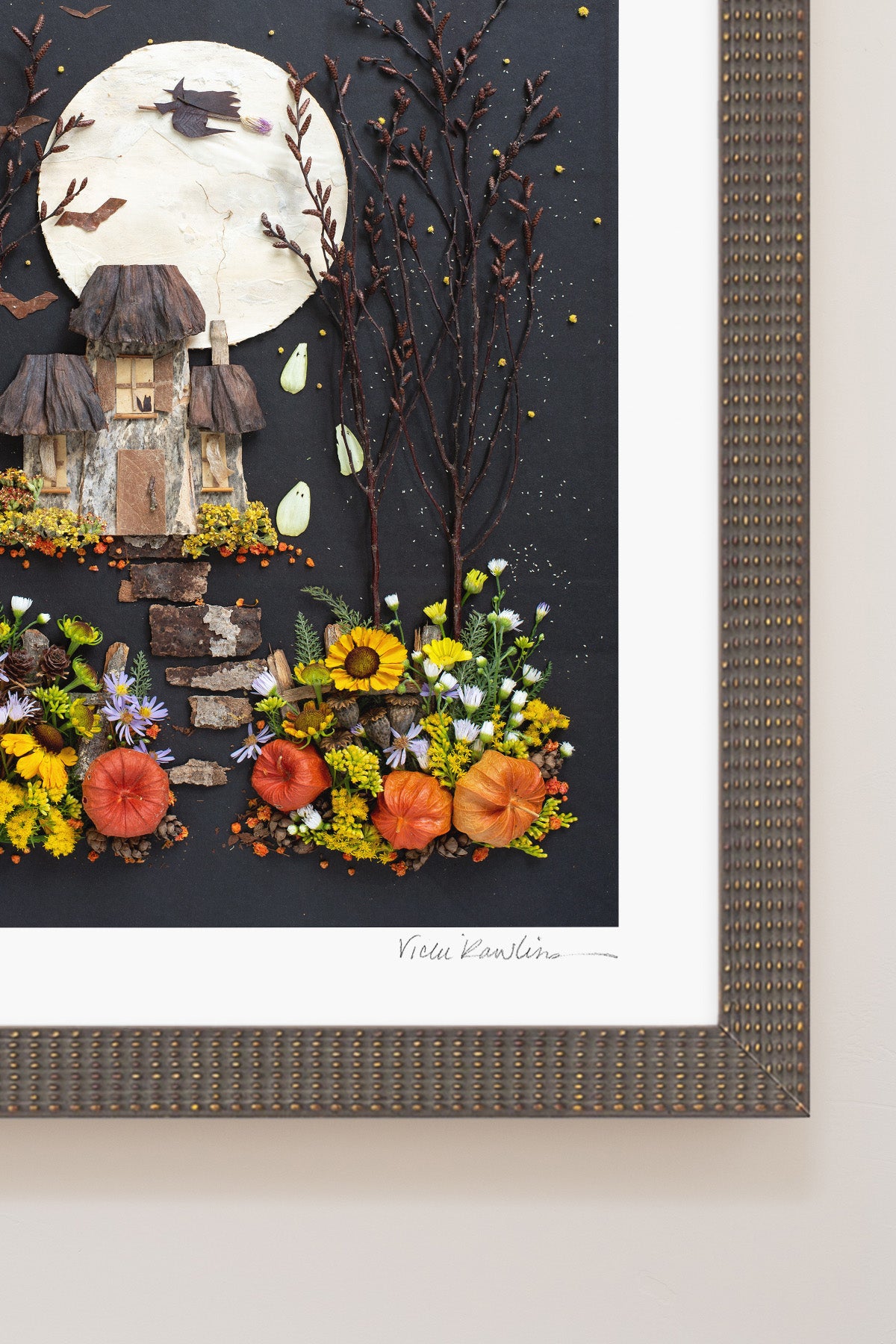 "Ghost Manor" Flower Print