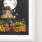 "Ghost Manor" Flower Print
