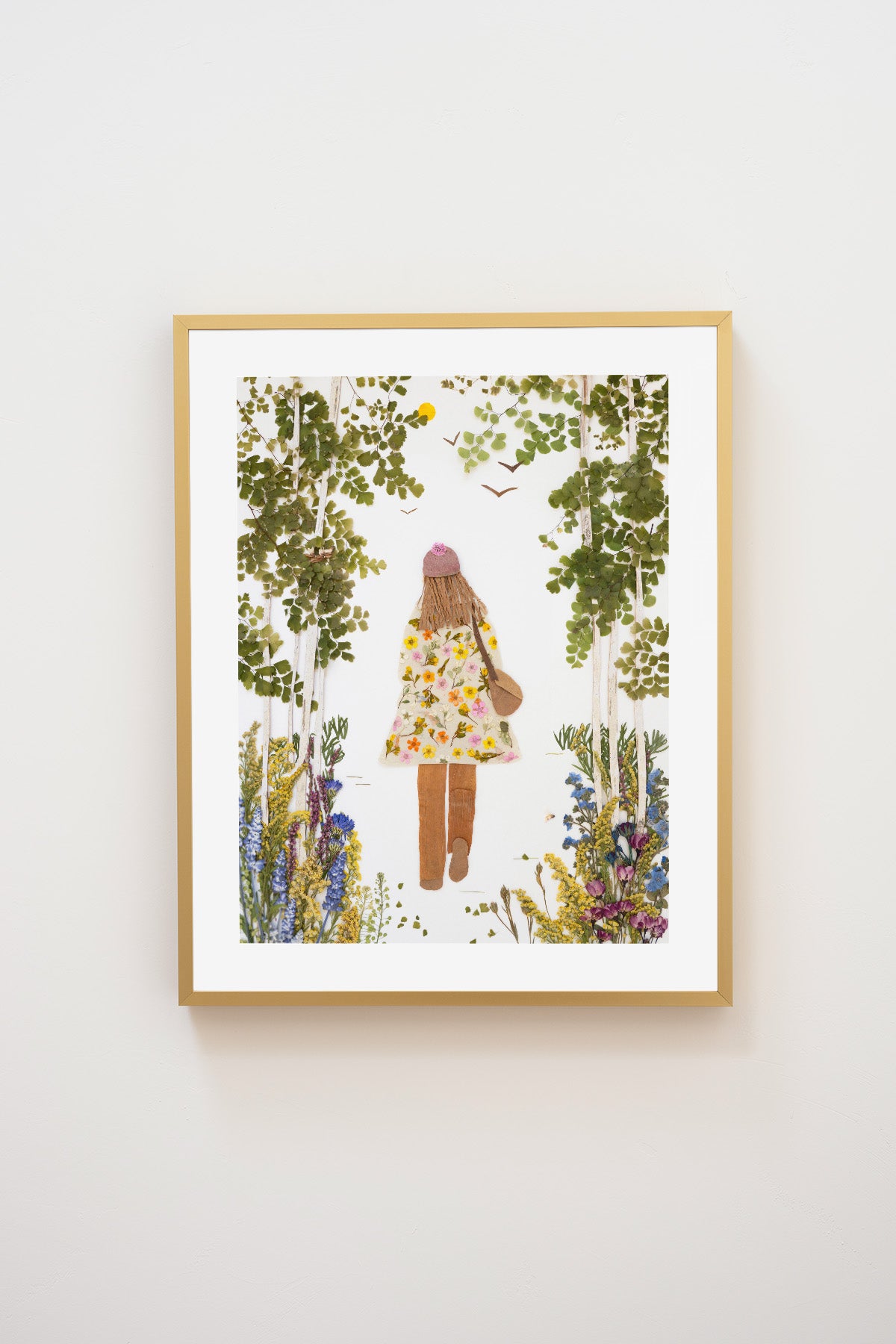 "One Step" Flower Print