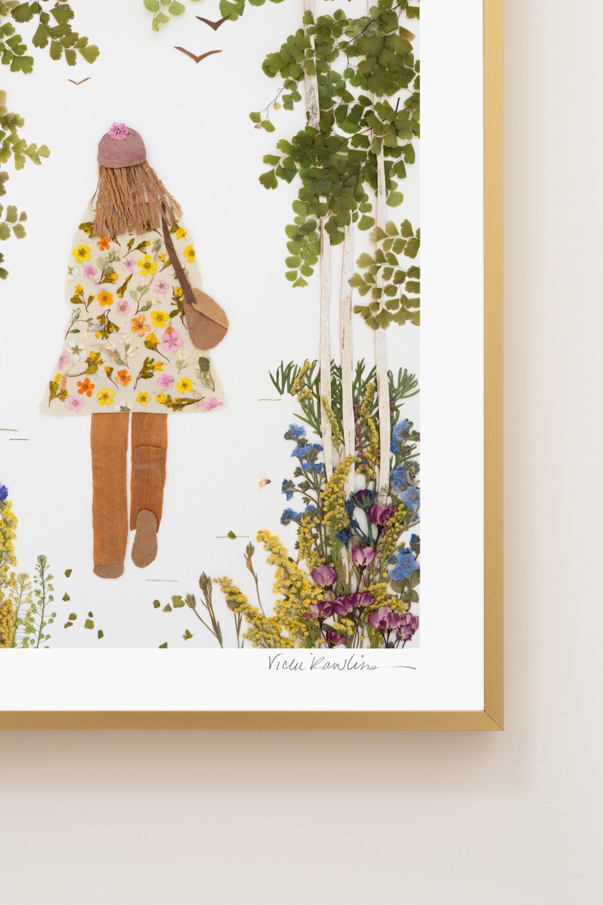 "One Step" Flower Print