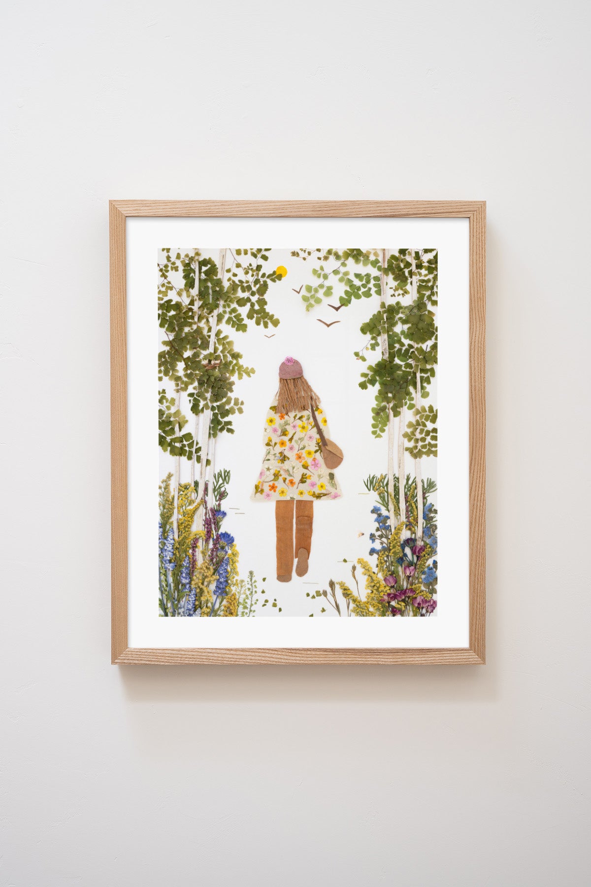 "One Step" Flower Print