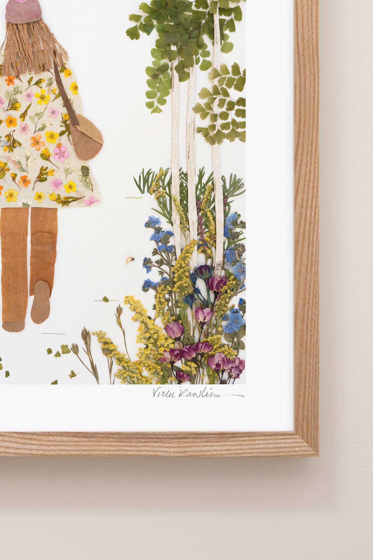 "One Step" Flower Print