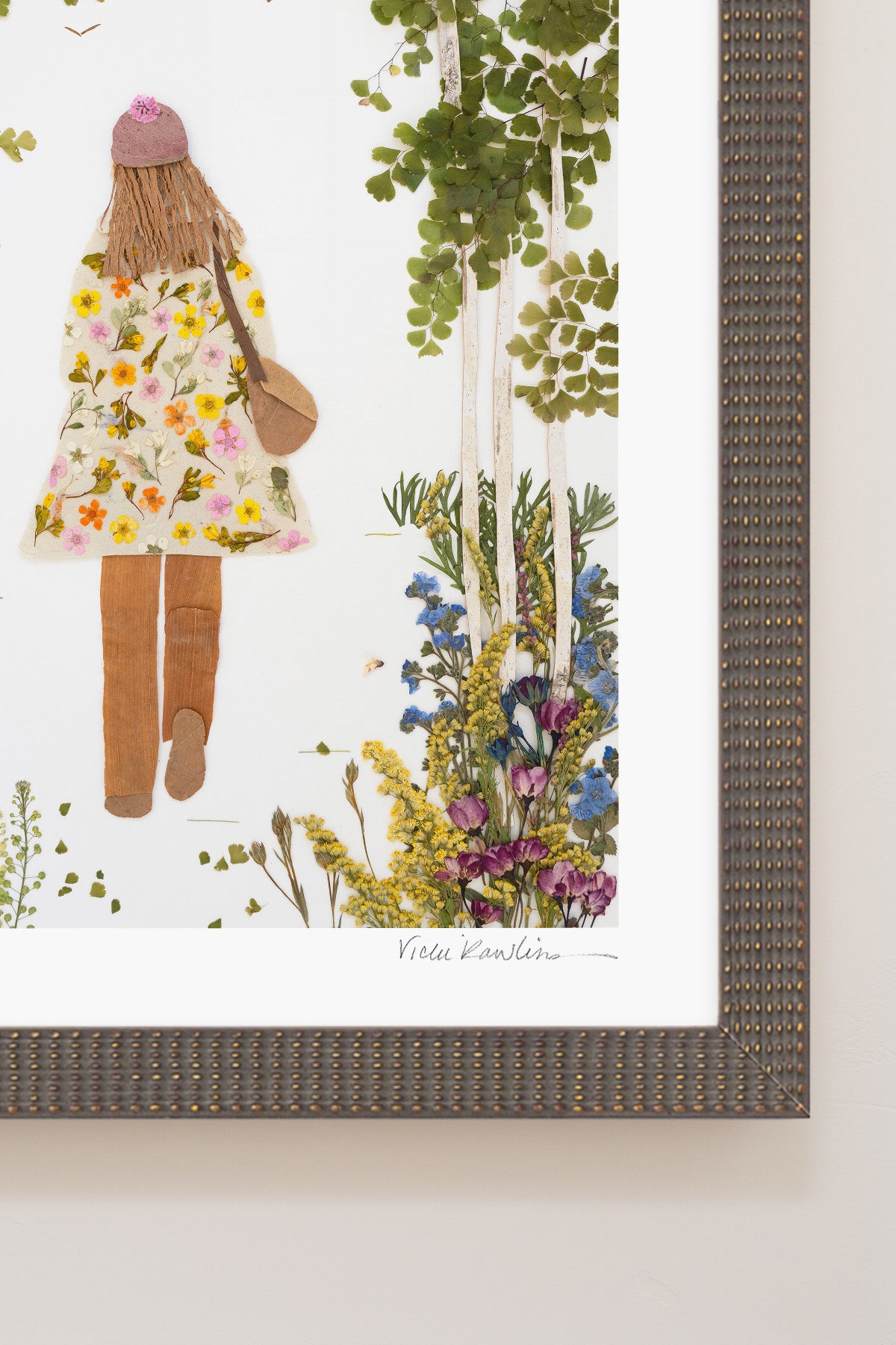 "One Step" Flower Print
