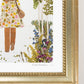 "One Step" Flower Print
