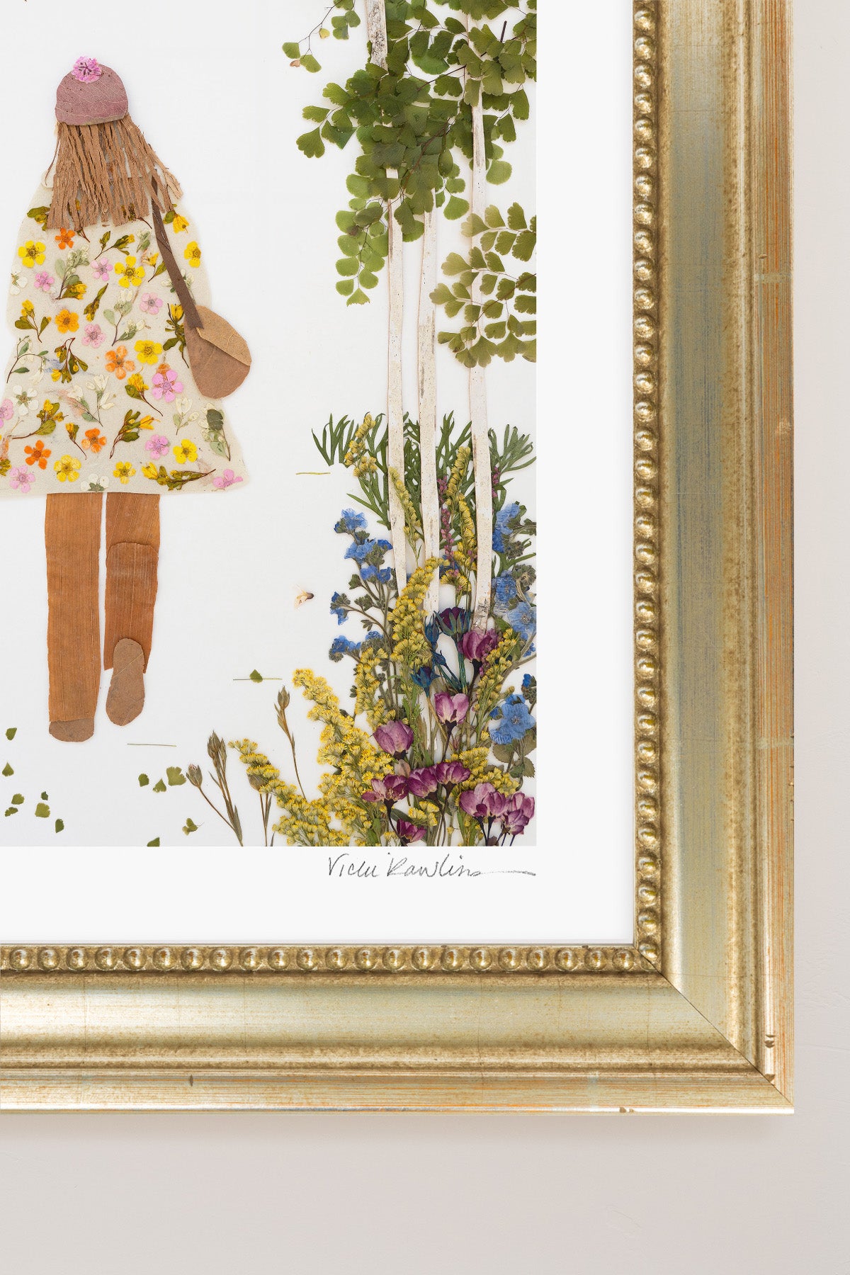 "One Step" Flower Print