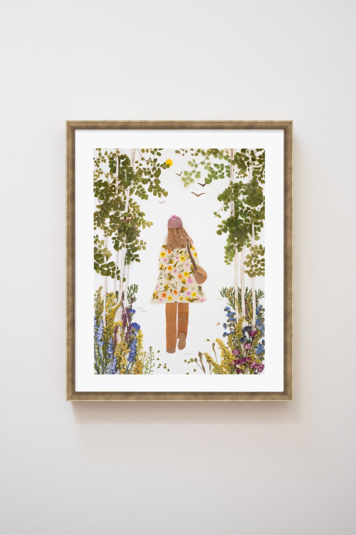 "One Step" Flower Print