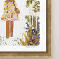 "One Step" Flower Print