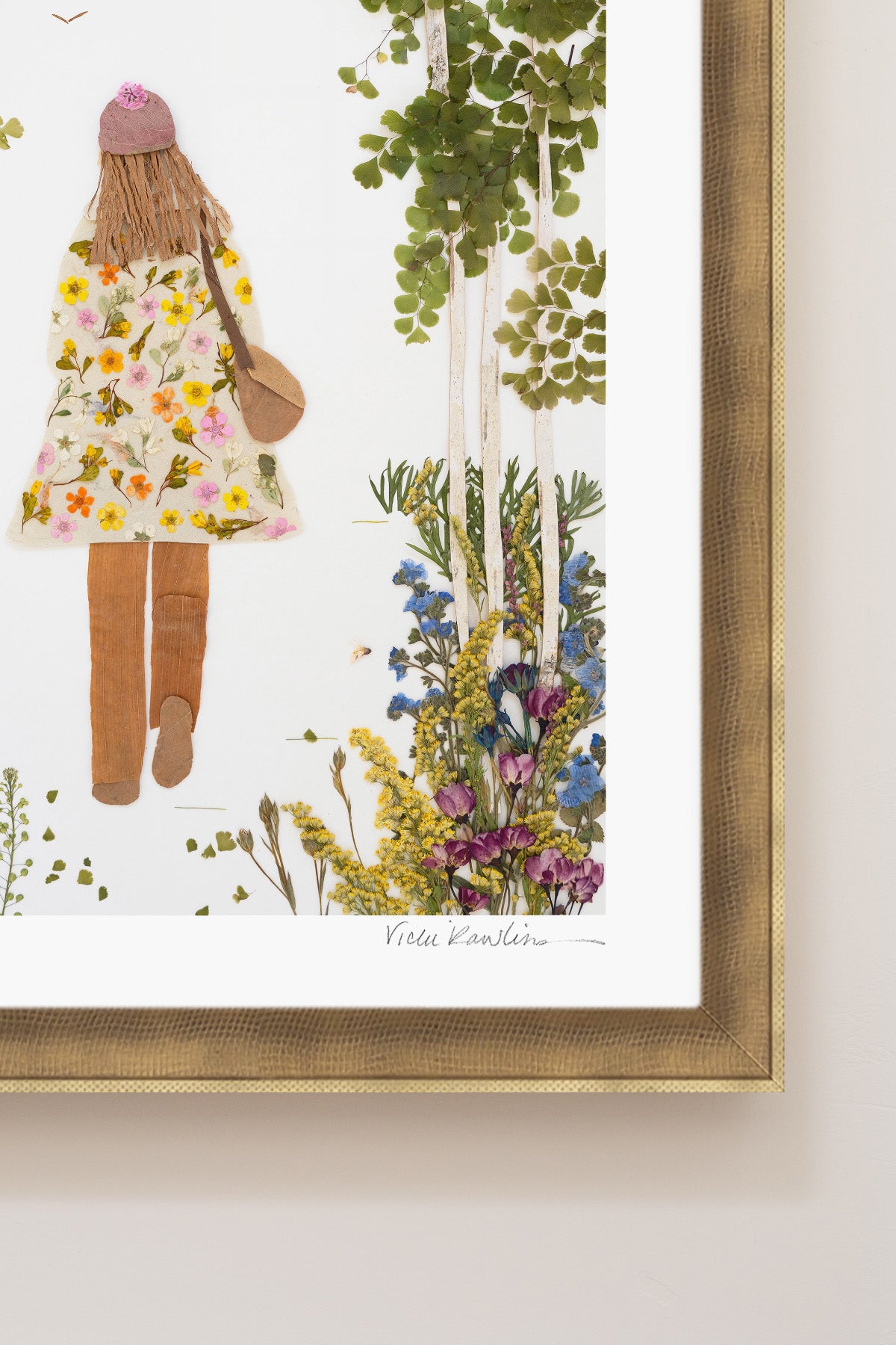 "One Step" Flower Print