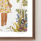 "One Step" Flower Print