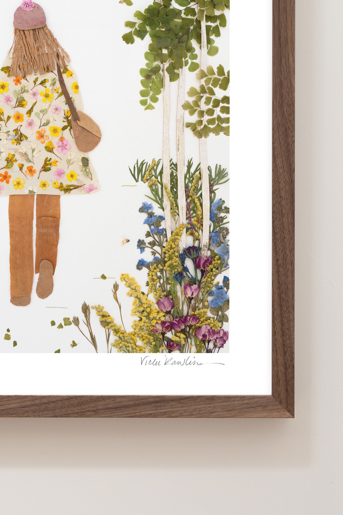 "One Step" Flower Print