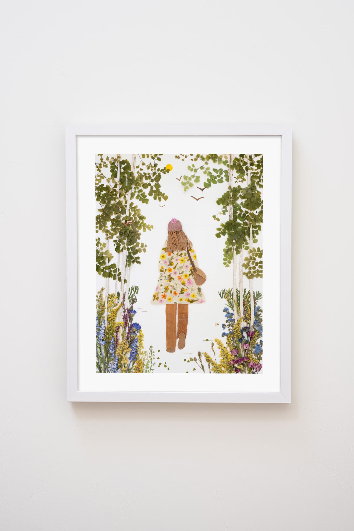 "One Step" Flower Print
