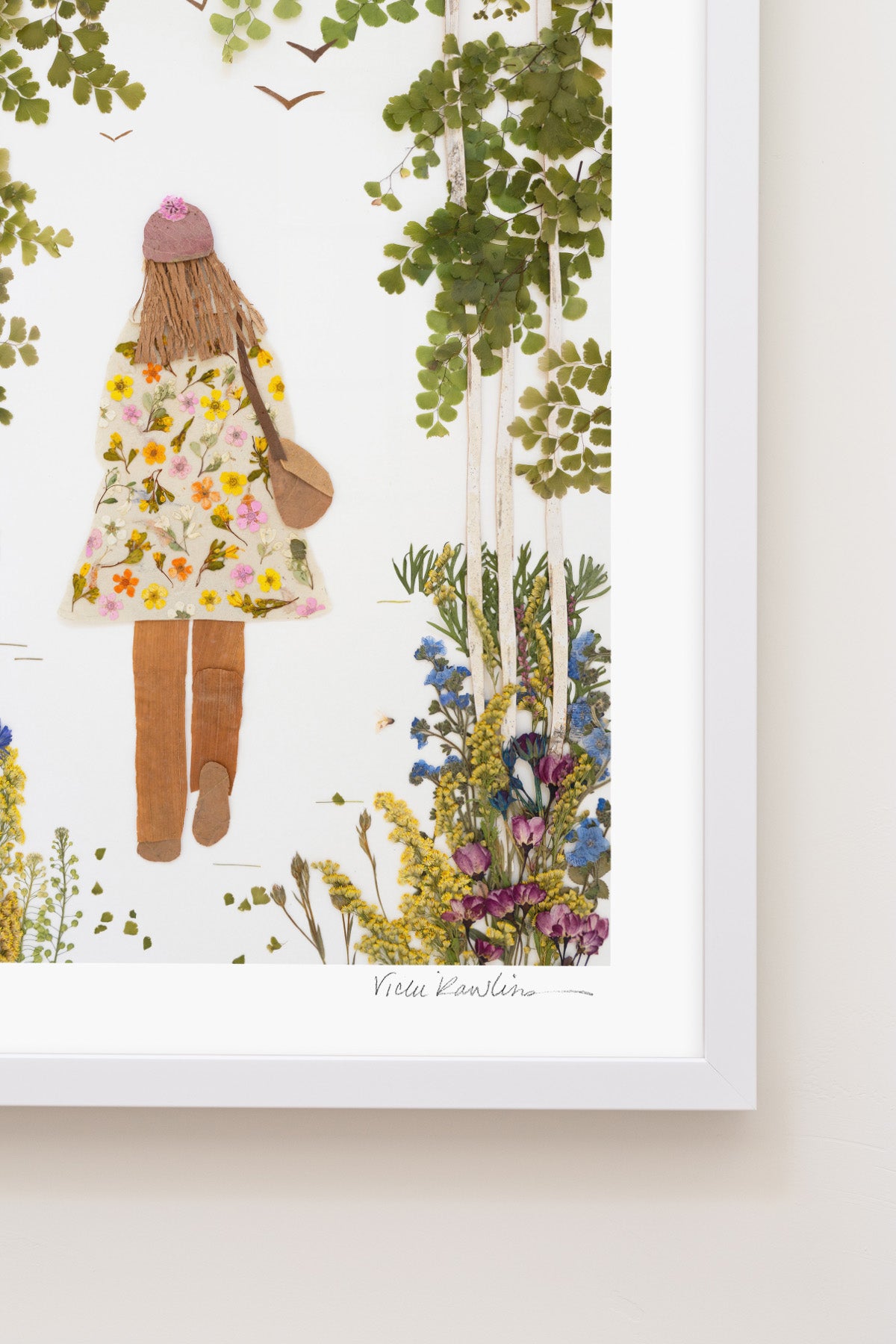 "One Step" Flower Print