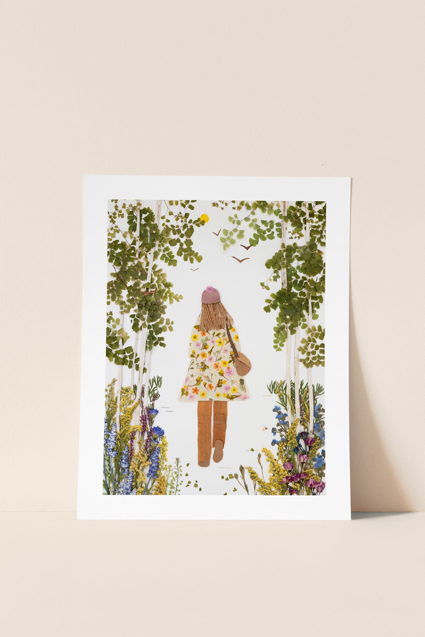 "One Step" Flower Print
