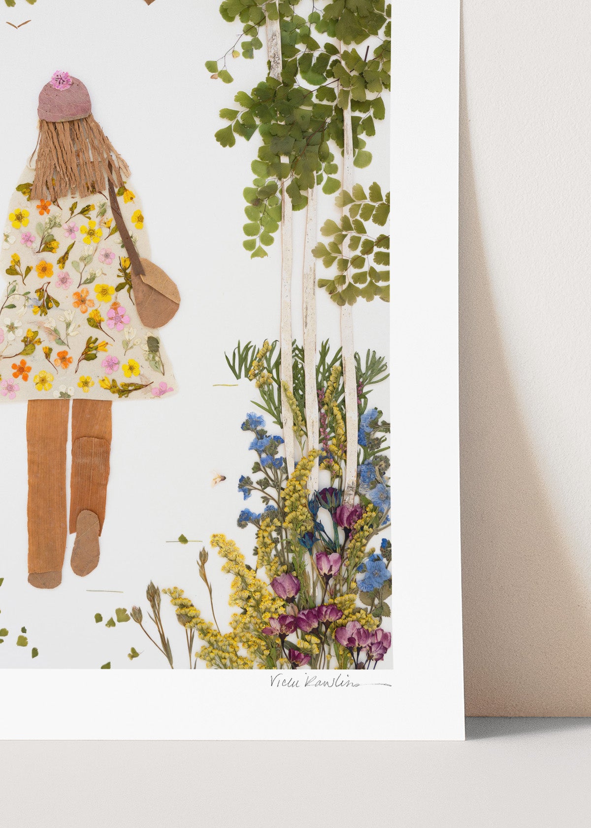 "One Step" Flower Print