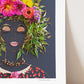 "Grow Good Thoughts" Flower Print