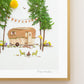 "Happy Camper" Flower Print