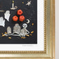 "Happy Halloween" Flower Print