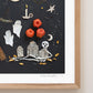 "Happy Halloween" Flower Print