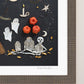 "Happy Halloween" Flower Print