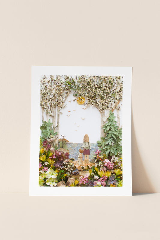 "Happy Place" Flower Print