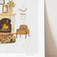 "Holiday Homebody" Flower Print